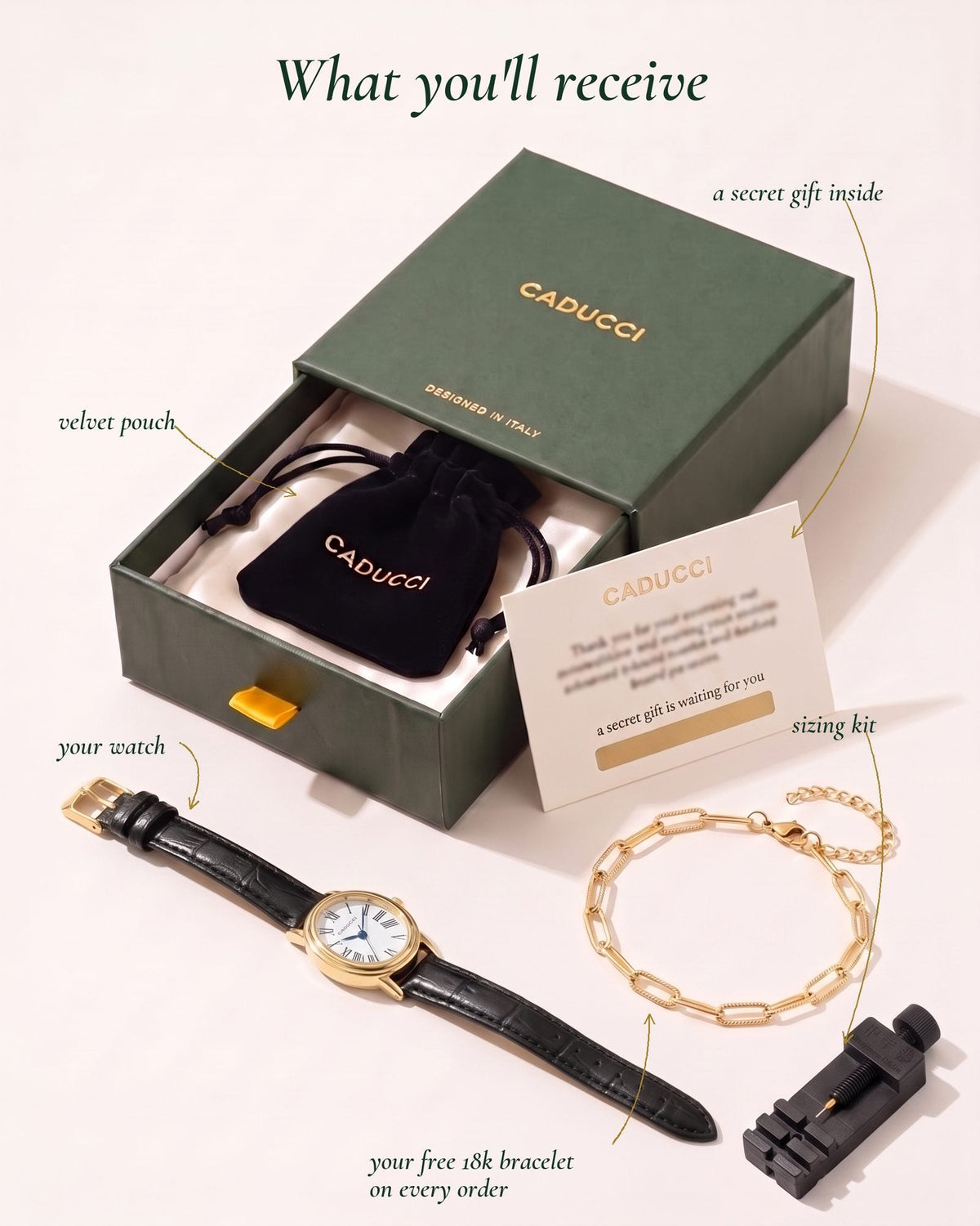 Lucca Leather Watch