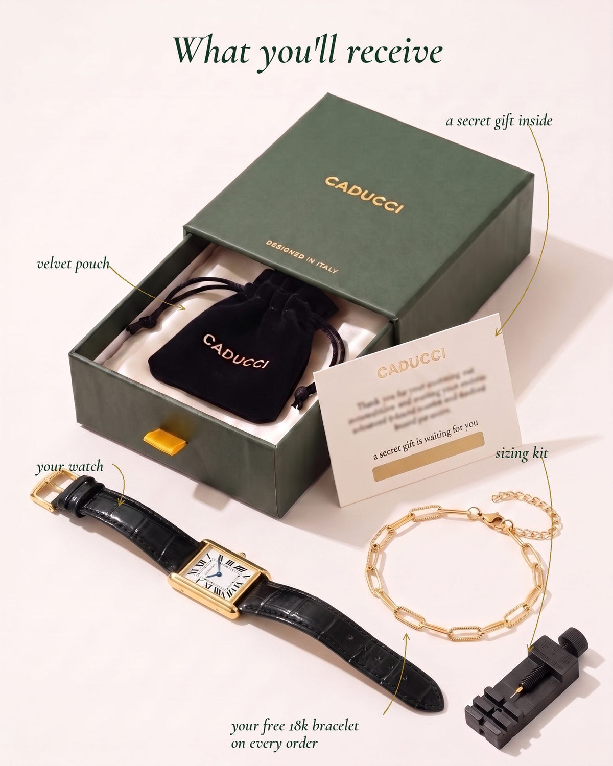 Portofino Leather Watch